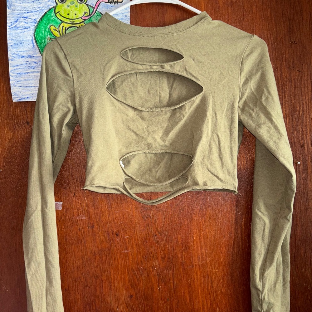 COPY - Slashed Crop top